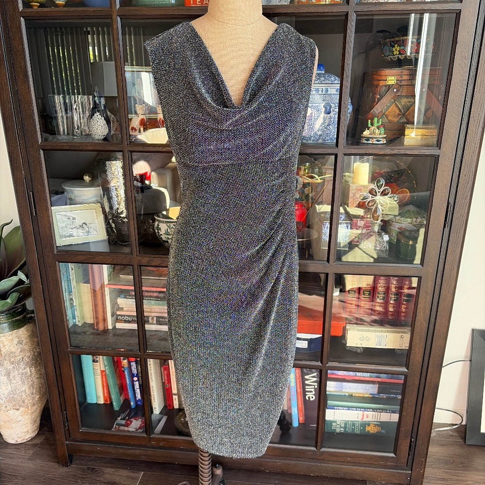 Lauren , Ralph Lauren Dress, Cowal  Neck Body Con , size 6